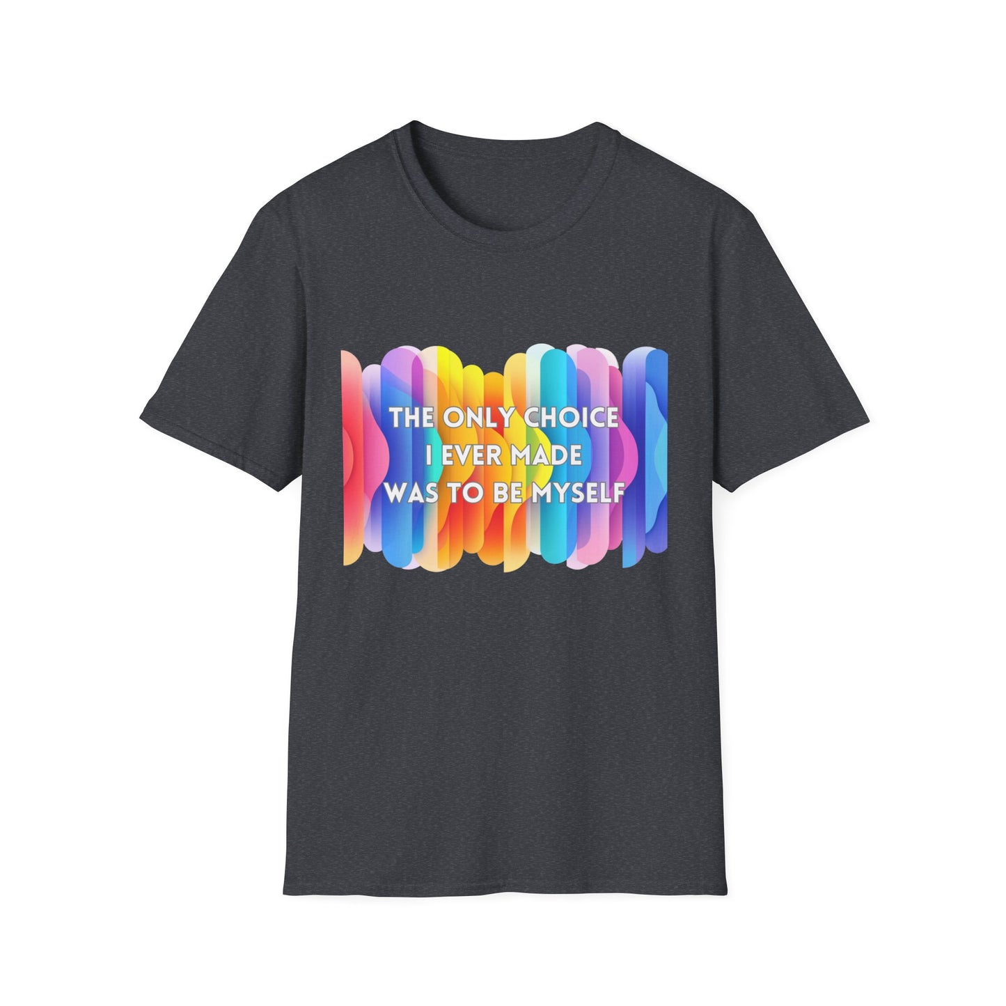 Rainbow Authenticity T-Shirt | Be Myself Pride Tee