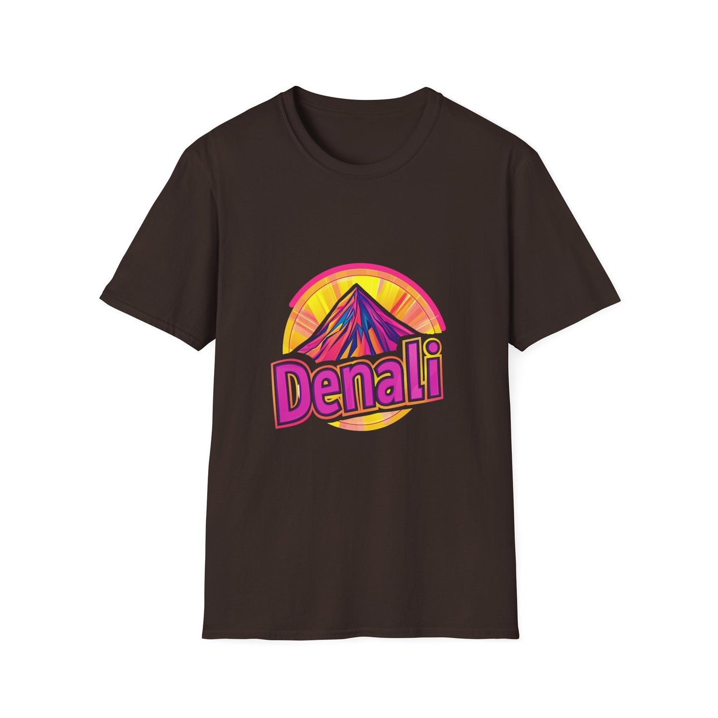 Retro Denali National Park T-Shirt | Vintage Mountain Sunset Unisex Tee