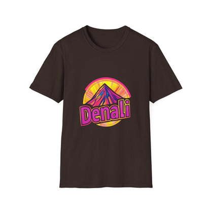 Retro Denali National Park T-Shirt | Vintage Mountain Sunset Unisex Tee