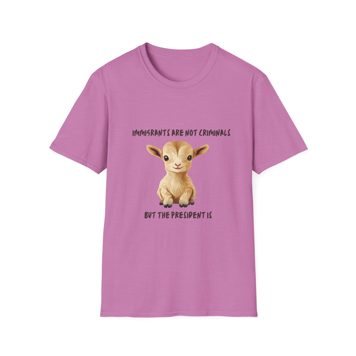 Cute Baby Goat Immigration Rights T-Shirt | Kawaii Activist Unisex Tee