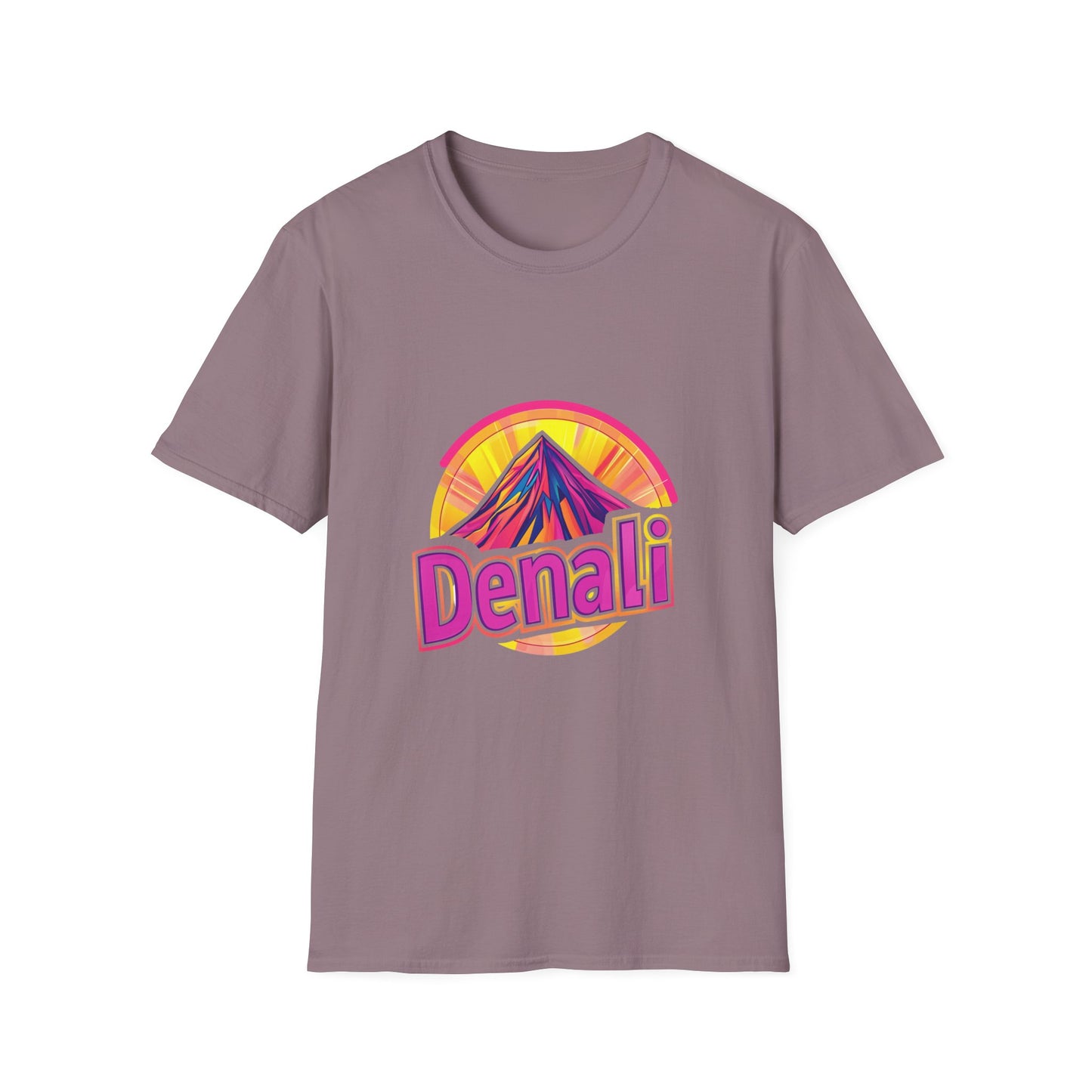 Retro Denali National Park T-Shirt | Vintage Mountain Sunset Unisex Tee