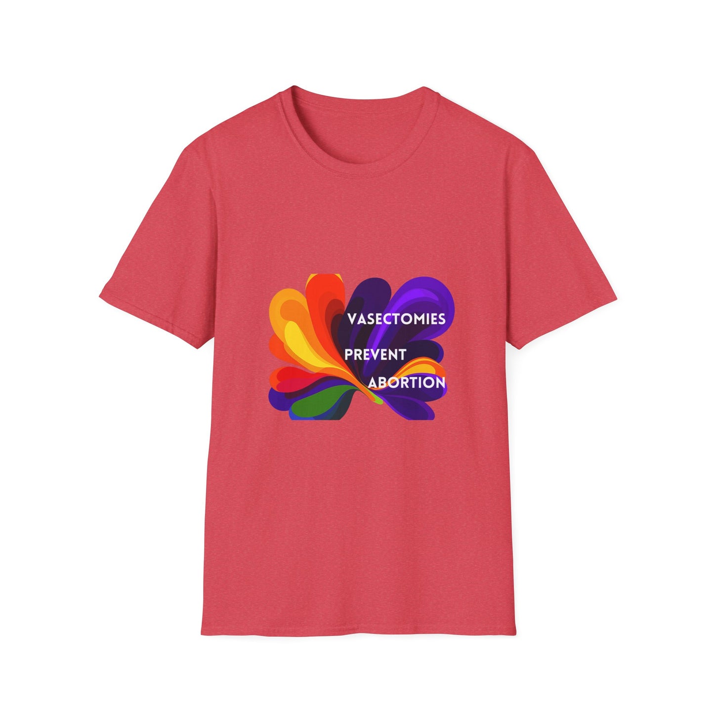 Vasectomies Prevent Abortion T-Shirt | Progressive Reproductive Rights Tee