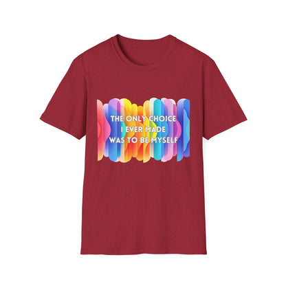 Rainbow Authenticity T-Shirt | Be Myself Pride Tee