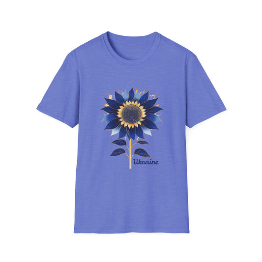 Ukraine Sunflower T-Shirt | Blue & Gold Support Tee