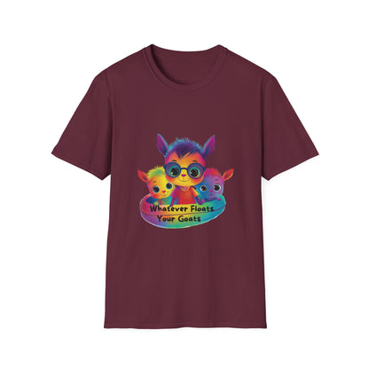 Kawaii Goats Squad Whatever Floats Your Goats T-Shirt