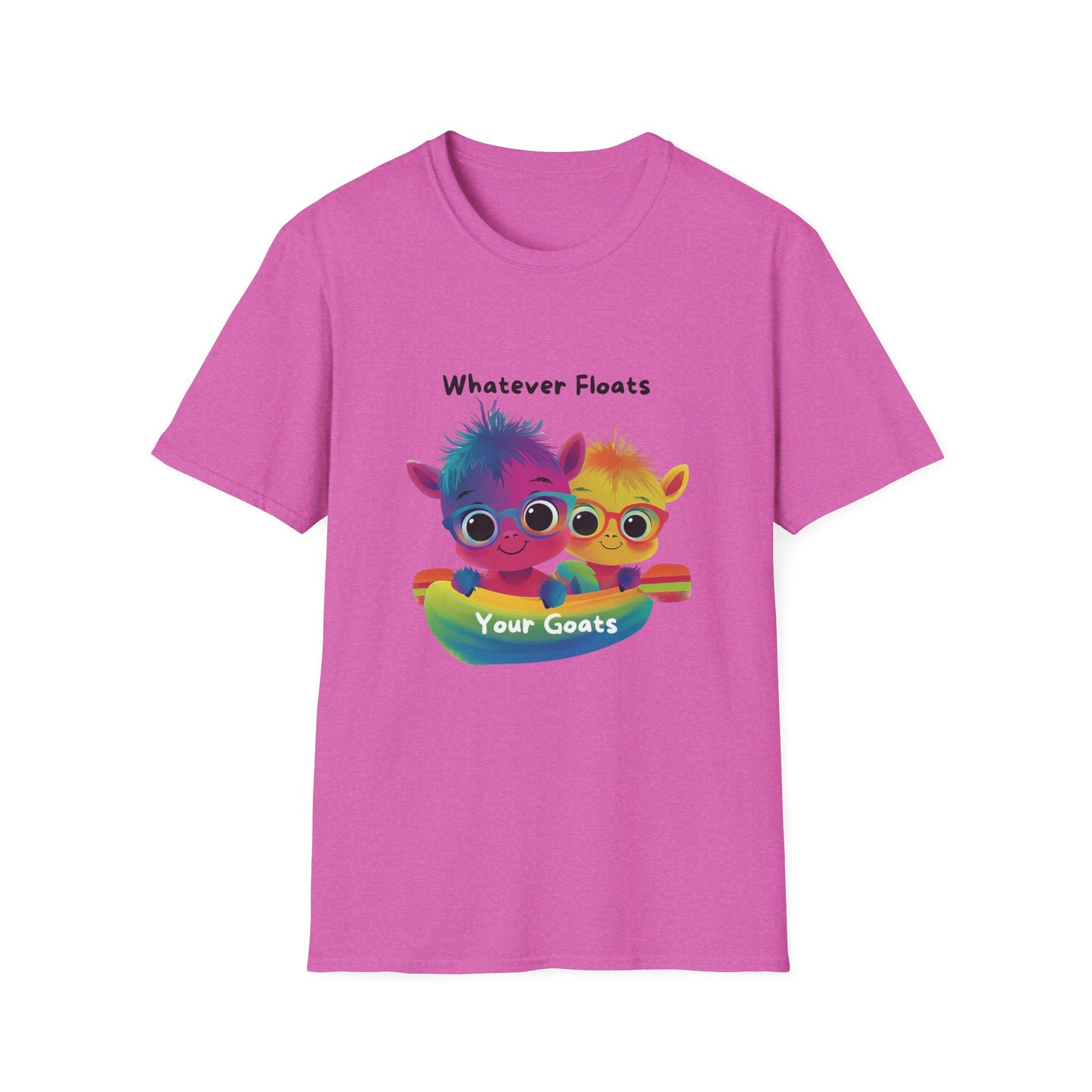 Whatever Floats Your Goats Rainbow Pride T-Shirt | Cute LGBTQ+ Tee