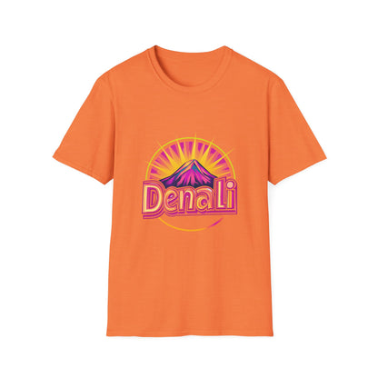 Retro Denali National Park T-Shirt | Vintage Mountain Sunset Unisex Tee