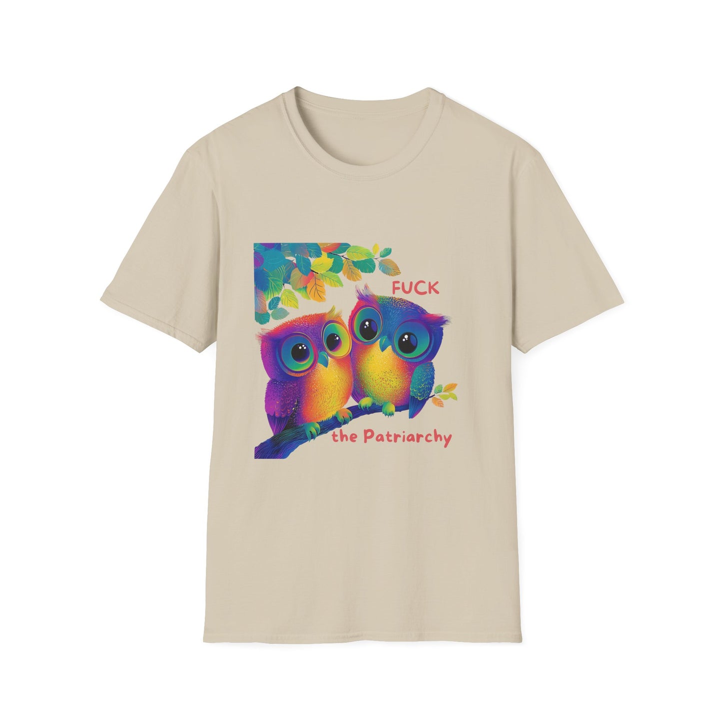 Kawaii Owl Feminist T-Shirt | Cute Resistance Tee