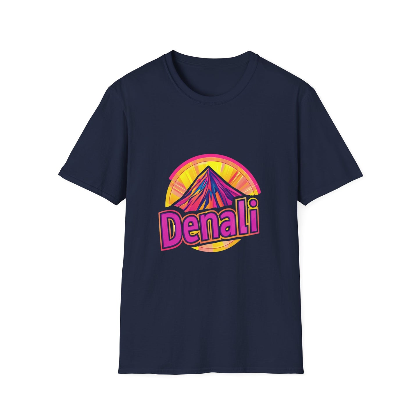Retro Denali National Park T-Shirt | Vintage Mountain Sunset Unisex Tee