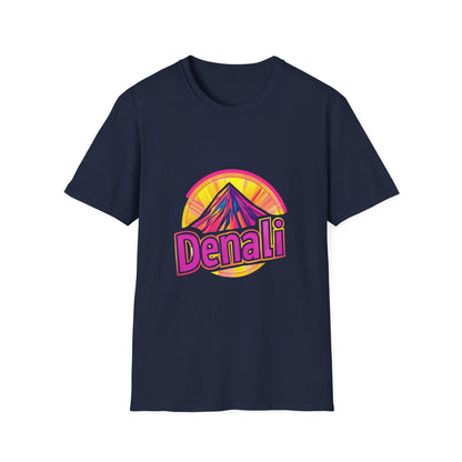 Retro Denali National Park T-Shirt | Vintage Mountain Sunset Unisex Tee