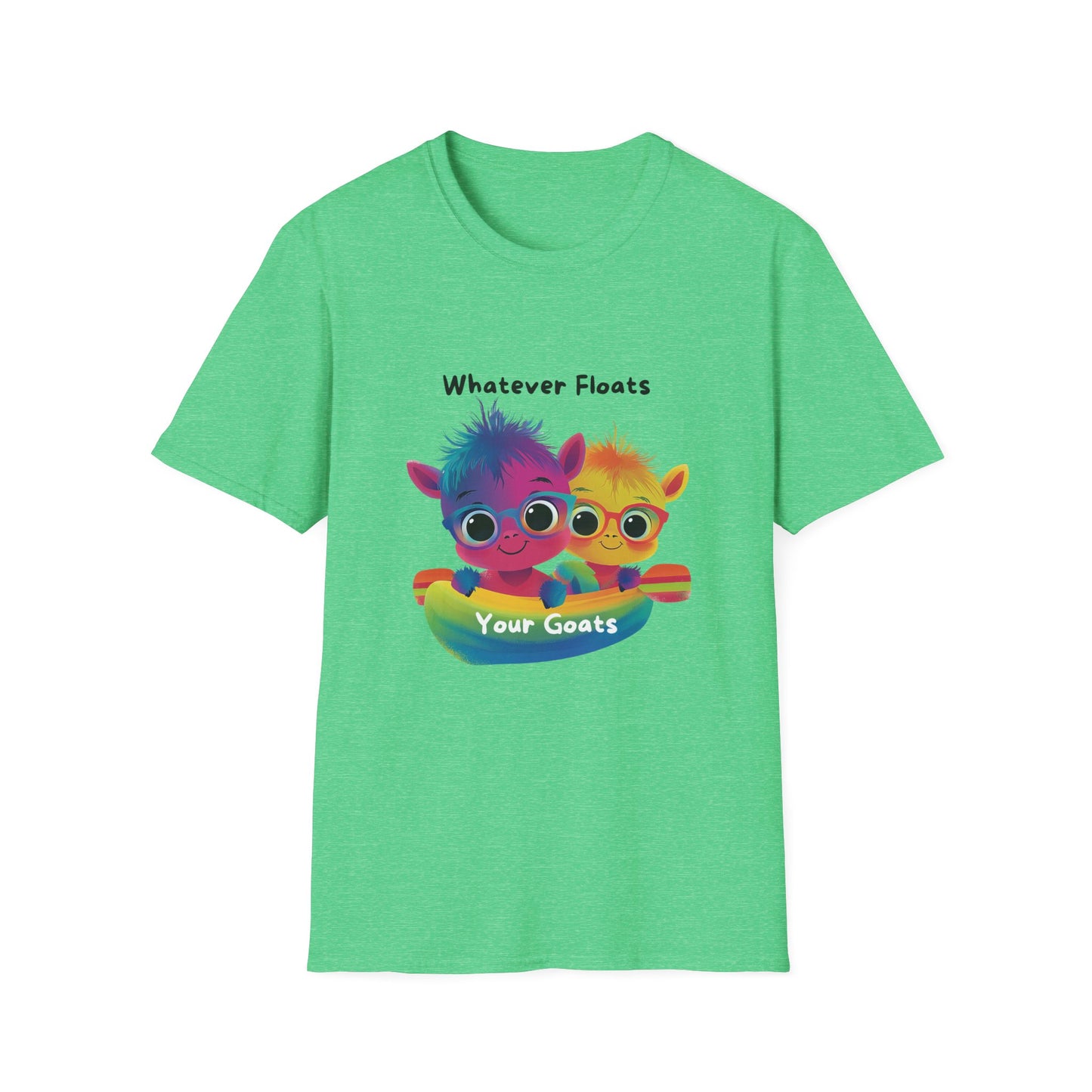 Whatever Floats Your Goats Rainbow Pride T-Shirt | Cute LGBTQ+ Tee