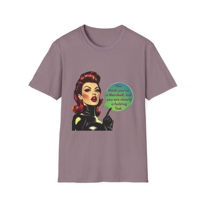 Retro Pin-Up TV Quote T-Shirt | Pink Unisex Tee