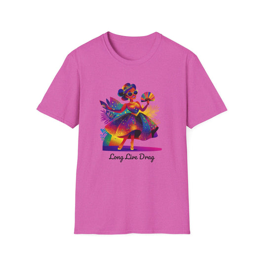 Long Live Drag Rainbow Queen T-Shirt | LGBTQ Pride Unisex Tee