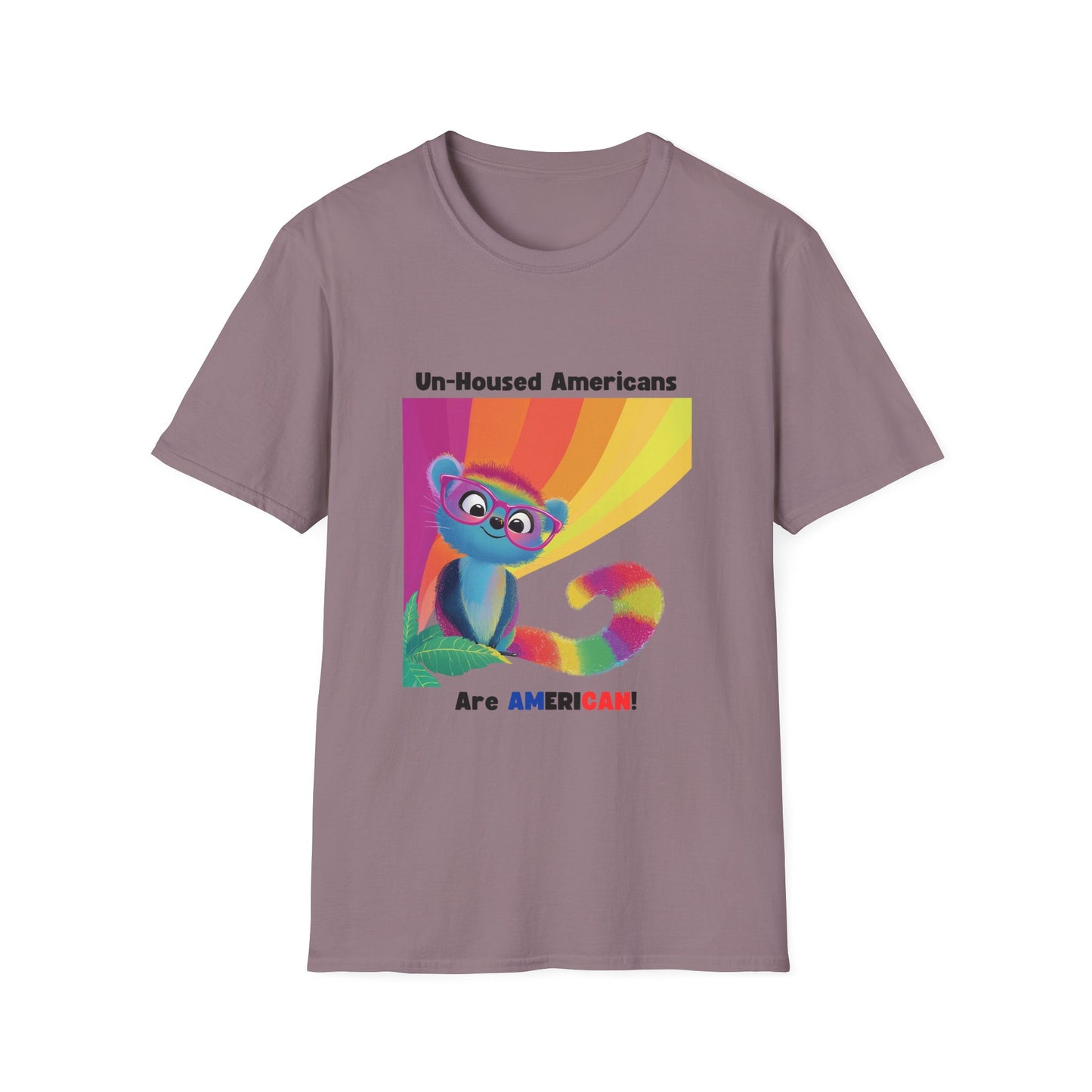 Kawaii Housing Rights T-Shirt | Un-Housed Americans Activist Tee