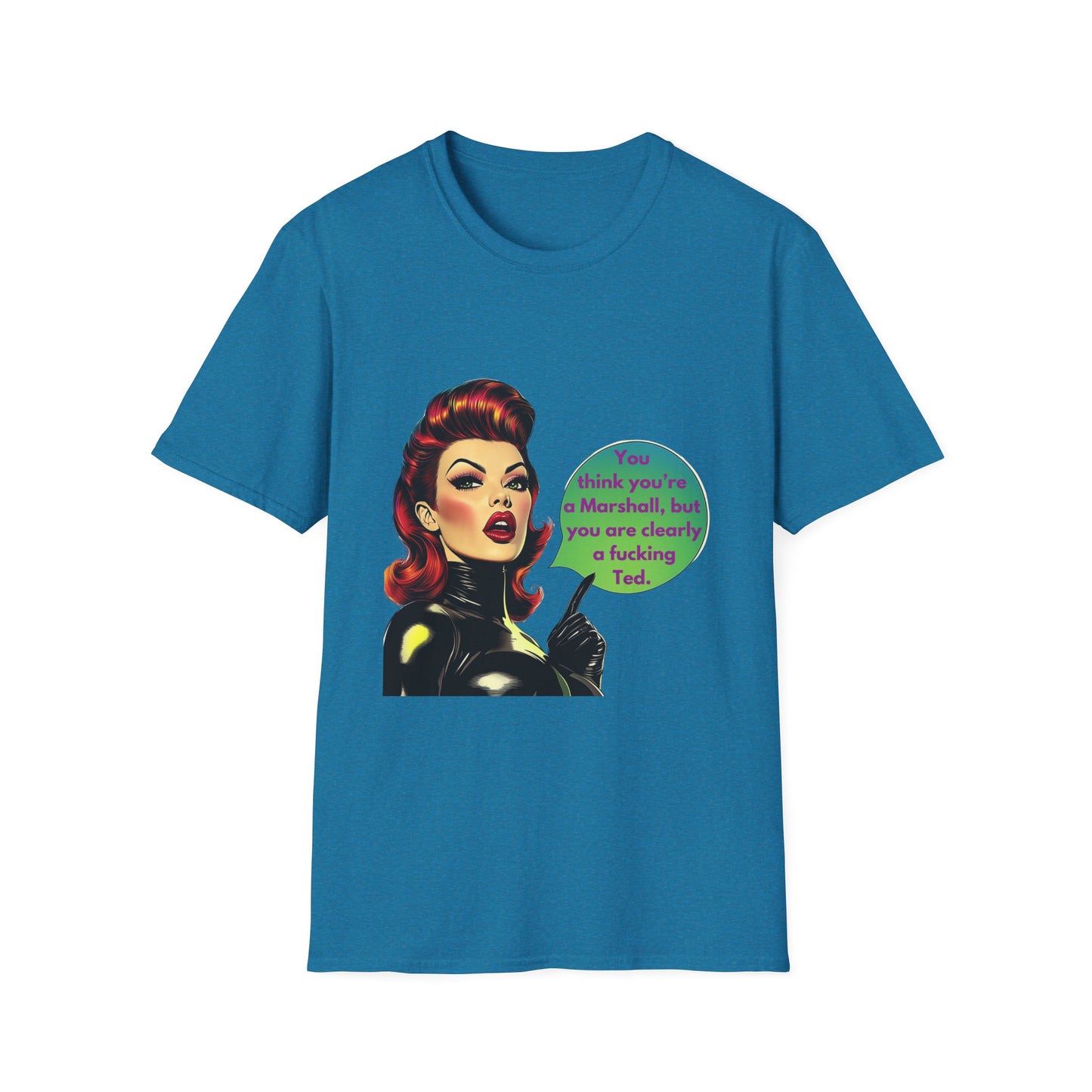 Retro Pin-Up TV Quote T-Shirt | Pink Unisex Tee