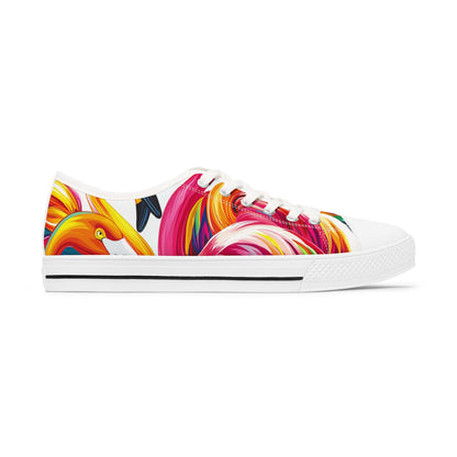 Rainbow Flow Low Top Canvas Sneakers | LGBTQ+ Pride Shoes