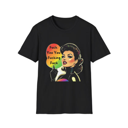 Vintage Sass Retro Pin-Up T-Shirt | Unfiltered Attitude Tee