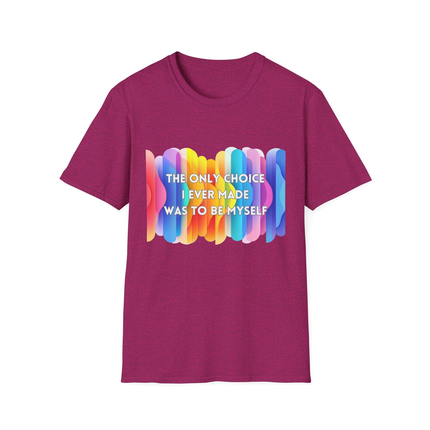 Rainbow Authenticity T-Shirt | Be Myself Pride Tee