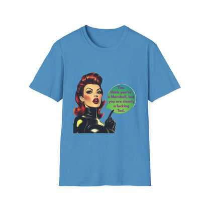 Retro Pin-Up TV Quote T-Shirt | Pink Unisex Tee