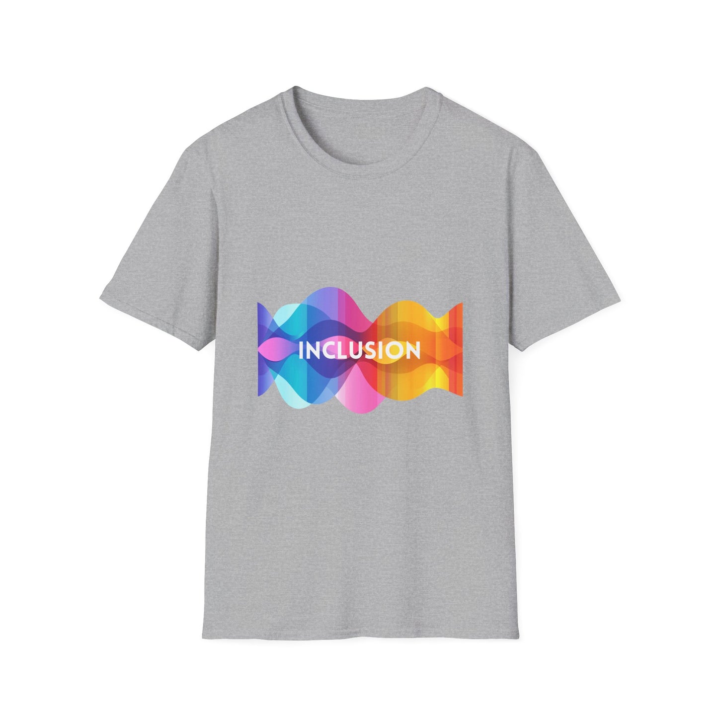 SEO/AEO Optimized Title: Inclusive Rainbow Wave T-Shirt | LGBTQ+ Pride Unisex Tee