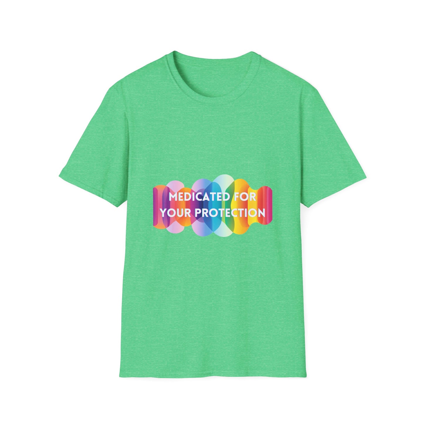 Medicated For Your Protection Pastel Pill T-Shirt | Mental Health Awareness Tee