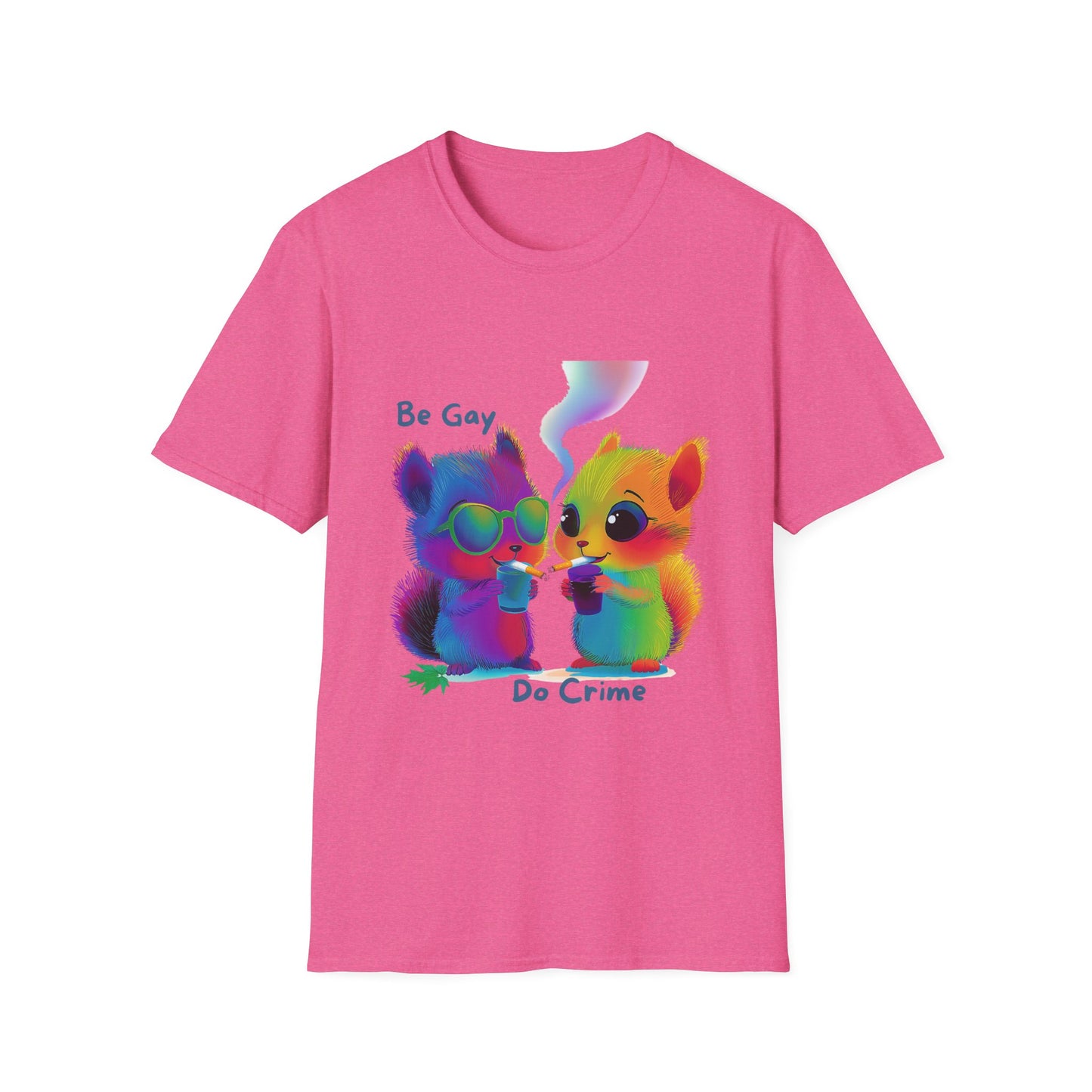 Be Gay Do Crime Kawaii T-Shirt | LGBTQ+ Pride Unisex Tee