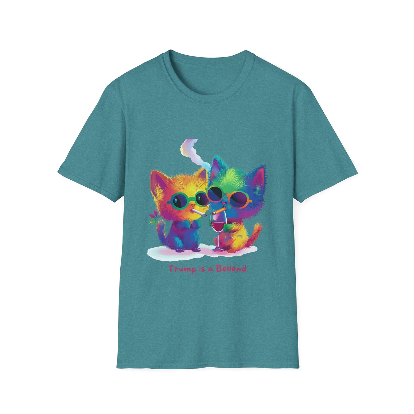 Rainbow Kittens Anti-Trump T-Shirt | Cute Political Statement Tee