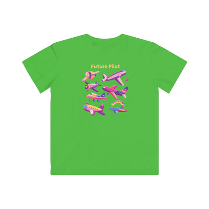 Future Pilot Kids T-Shirt | Cute Aviation Design | STEM Gift for Children