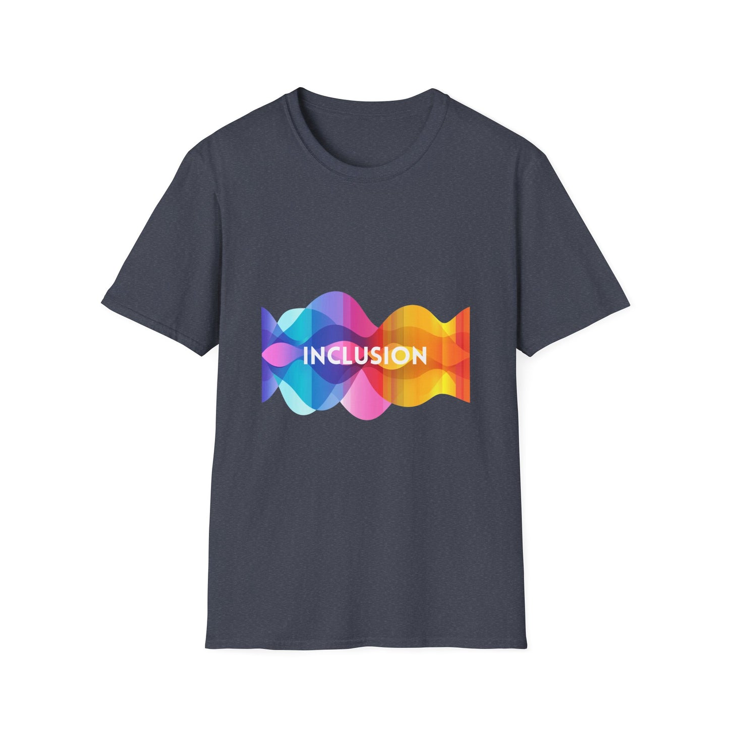 SEO/AEO Optimized Title: Inclusive Rainbow Wave T-Shirt | LGBTQ+ Pride Unisex Tee
